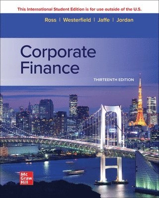 Corporate finance; Stephen A. Ross; 2022