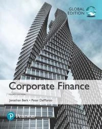 Corporate finance; Jonathan Berk, Peter DeMarzo; 2017