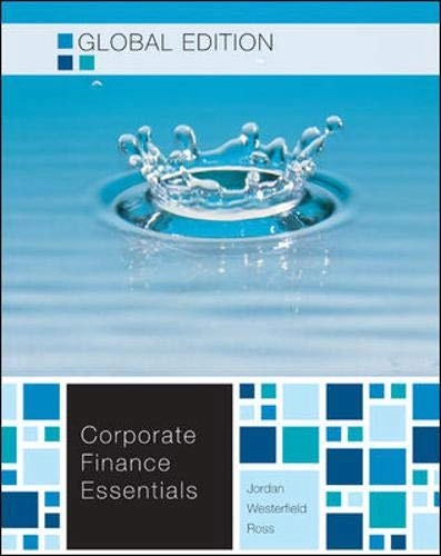 Corporate finance essentials; Bradford D. Jordan; 2011