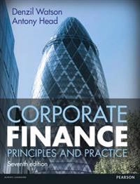 Corporate finance : principles and practice;  Denzil Watson; 2016
