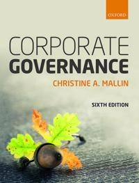 Corporate governance; Christine A. Mallin; 2019