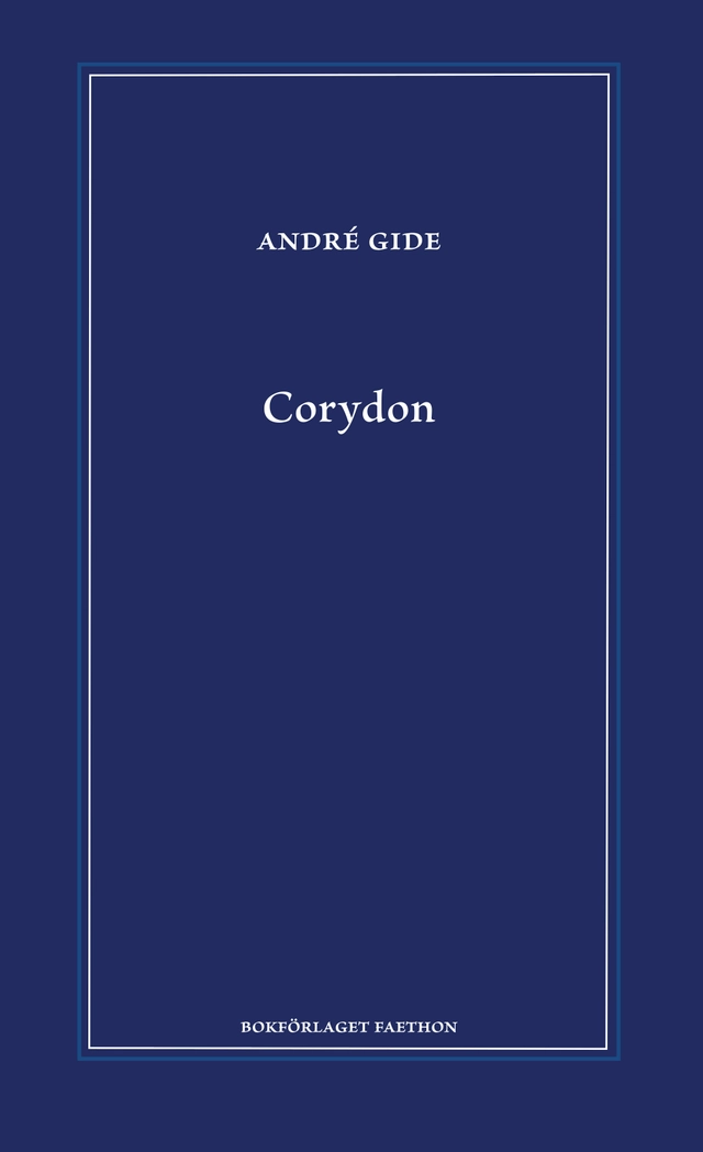Corydon; André Gide; 2023