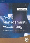 Cost and management accounting : an introduction; Colin Drury; 2003