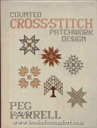 Counted Cross-stitch Patchwork Design; Peg Farrell