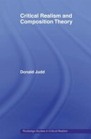 Critical Realism and Composition Theory; Donald Judd; 2013