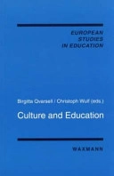Culture and Education; Birgitta Qvarsell, Christoph Wulf; 2003