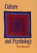 Culture and psychology; David Ricky Matsumoto; 1995