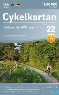 Cykelkartan : Bicycle map = Fahrradkarte : Skala 1:90 000 · Södermanland/Östergötland, Blad 22; Norstedt, Sweden by Bike; 2018