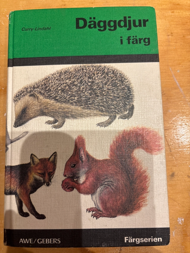 Däggdjur i färg : alla Europas arter; Kai Curry-Lindahl; 1977
