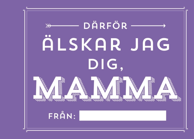Därför älskar jag dig, mamma; Annika Meijer; 2025