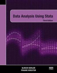 Data analysis using stata; Ulrich Kohler; 2012