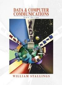 Data and computer communications; William Stallings; 2000