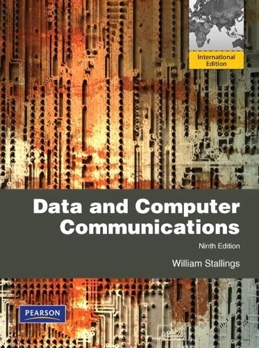 Data and computer communications; William Stallings; 2011