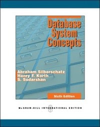Database system concepts; Abraham Silberschatz; 2011