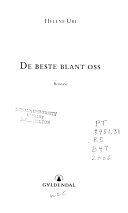 De beste blant oss : roman; Helene Uri; 2006