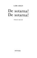 De sotarna! De sotarna! : Zackarias' andra bok; Lars Ahlin; 1990