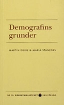 Demografins grunder; Martin Dribe, Maria Stanfors; 2005