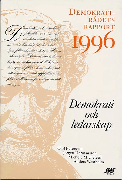 Demokrati och ledarskap; Olof Petersson, Demokratirådet; 1996