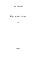 Den andra resan : dikt; Stig Larsson; 1982