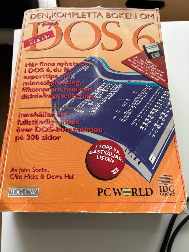 Den kompletta boken om DOS 6; John Socha, Christer Andersson; 1993