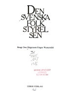 Den svenska folkstyrelsen; Bengt Owe Birgersson; 1986
