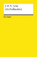 Der Hofmeister oder Vorteile der Privaterziehung : eine Komödie; Jakob Michael Reinhold Lenz; 1984
