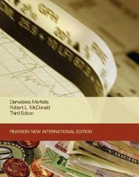 Derivatives markets; McDonald; 2014