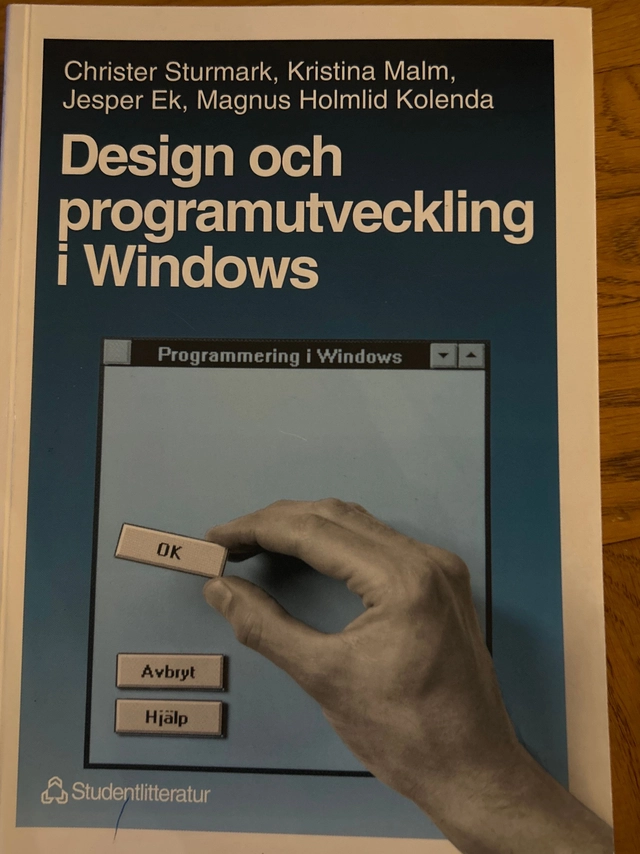Design och programutveckling i Windows; Christer Sturmark; 1994
