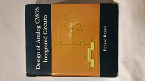 Design of analog CMOS integrated circuits; Behzad Razavi; 2001