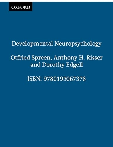 Developmental neuropsychology; Otfried Spreen; 1995