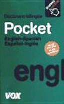 Diccionario Pocket English-Spanish / Español-InglésVox - Lengua Inglesa - Diccionarios Generales; Jordi Indurain Pons; 2011