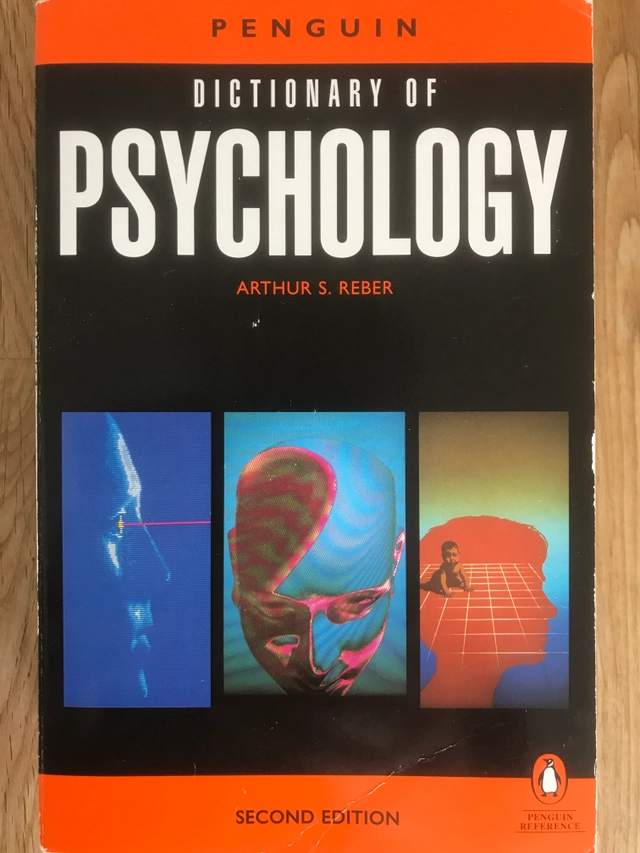 Dictionary of Psychology; Arthur S. Reber; 1995