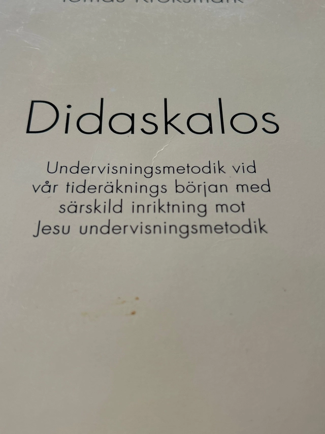 Didaskalos; Tomas Kroksmark; 1996
