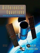 Differential equations with boundary-value problems; Dennis G. Zill; 2008