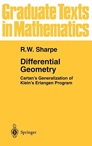 Differential geometry : Cartan's generalization of Klein's Erlangen program; Sharpe; 1997