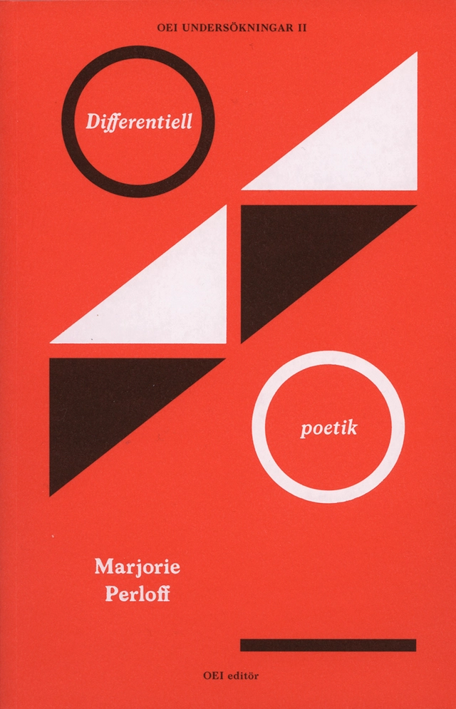 Differentiell poetik; Marjorie Perloff; 2013