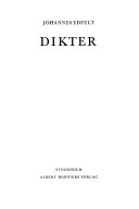 Dikter; Johannes Edfelt; 1979