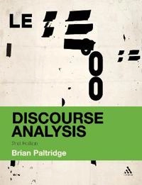 Discourse analysis : an introduction; Brian Paltridge; 2012
