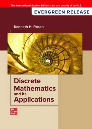 Discrete mathematics and its applications : 2025 release; Kenneth H. Rosen; 2025