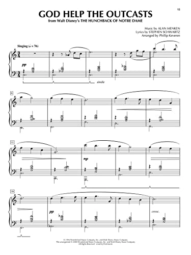 Disney Songs for Classical Piano; Phillip Keveren; 2008