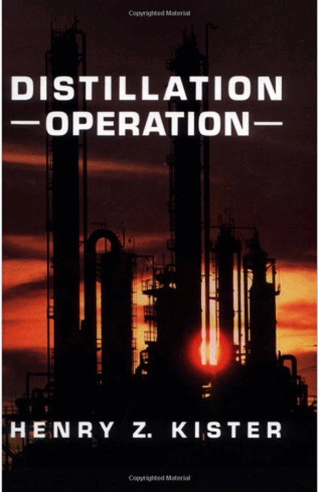 Distillation operation; Henry Z. Kister; 1990