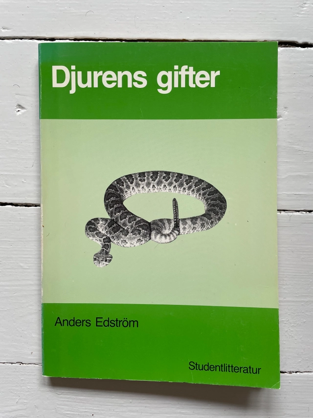 Djurens gifter; Anders (professor) Edström; 1988