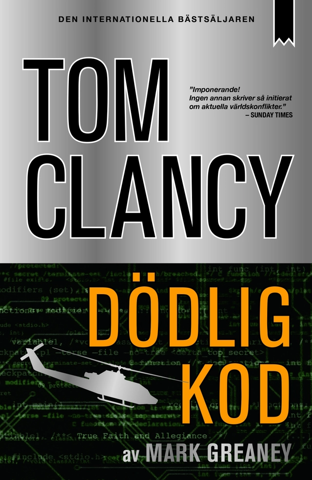 Dödlig kod; Tom Clancy, Mark Greaney; 2018