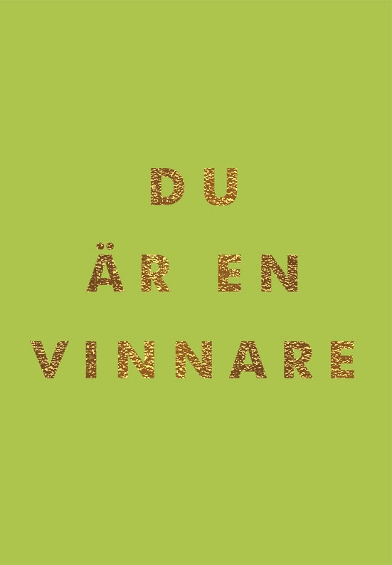 Du är en vinnare; Emma Eronson; 2021