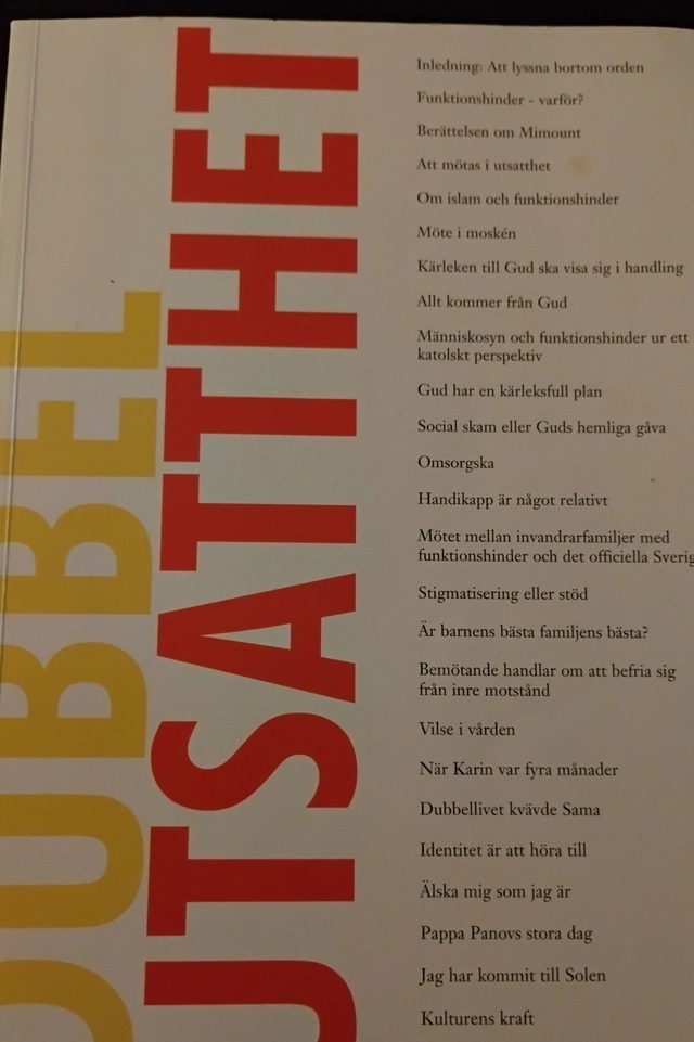 Dubbel utsatthet; Margareta Murray-Nyman; 2005