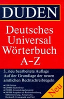 Duden Deutsches Universalwörterbuch; Günther Drosdowski, Matthias Wermke, Werner Scholze-Stubenrecht, Dudenredaktion. Wissenschaftlicher Rat; 1996