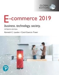 E-commerce : business, technology, society; Kenneth C. Laudon; 2019