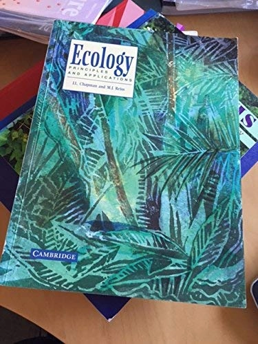 Ecology : principles and applications; J. L. Chapman; 1992