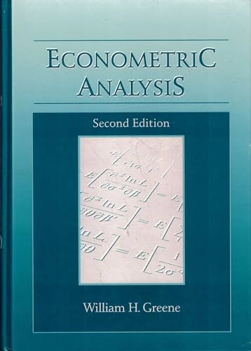 Econometric analysis; William H. Greene; 1993