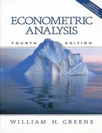 Econometric analysis; William H. Greene; 2000